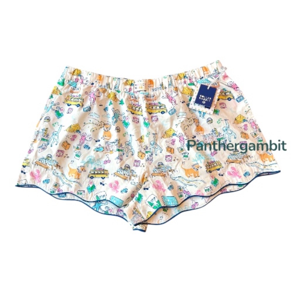 NWT Roadtrip Poplin Boxer Shorts Blue Yellow TARGET x ROLLER RABBIT Size XL - Picture 2 of 7